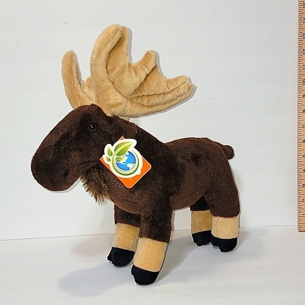 WILD Republic Moose Stuffed Animal Toy, 14